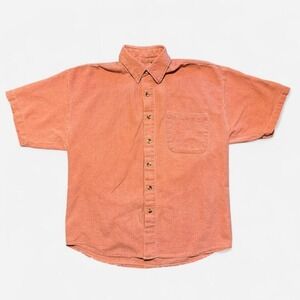 High Sierra Coral Short Sleeve Button-Up Shirt Men's Size M